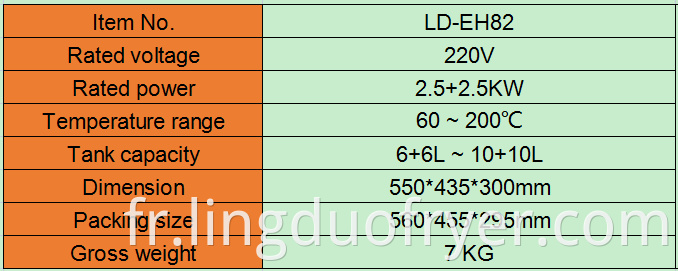 Electric Fryer Product Details